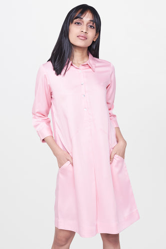 Blush Shirt Tunic