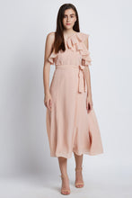 Load image into Gallery viewer, Blush Ruffle One Shoulder Dress