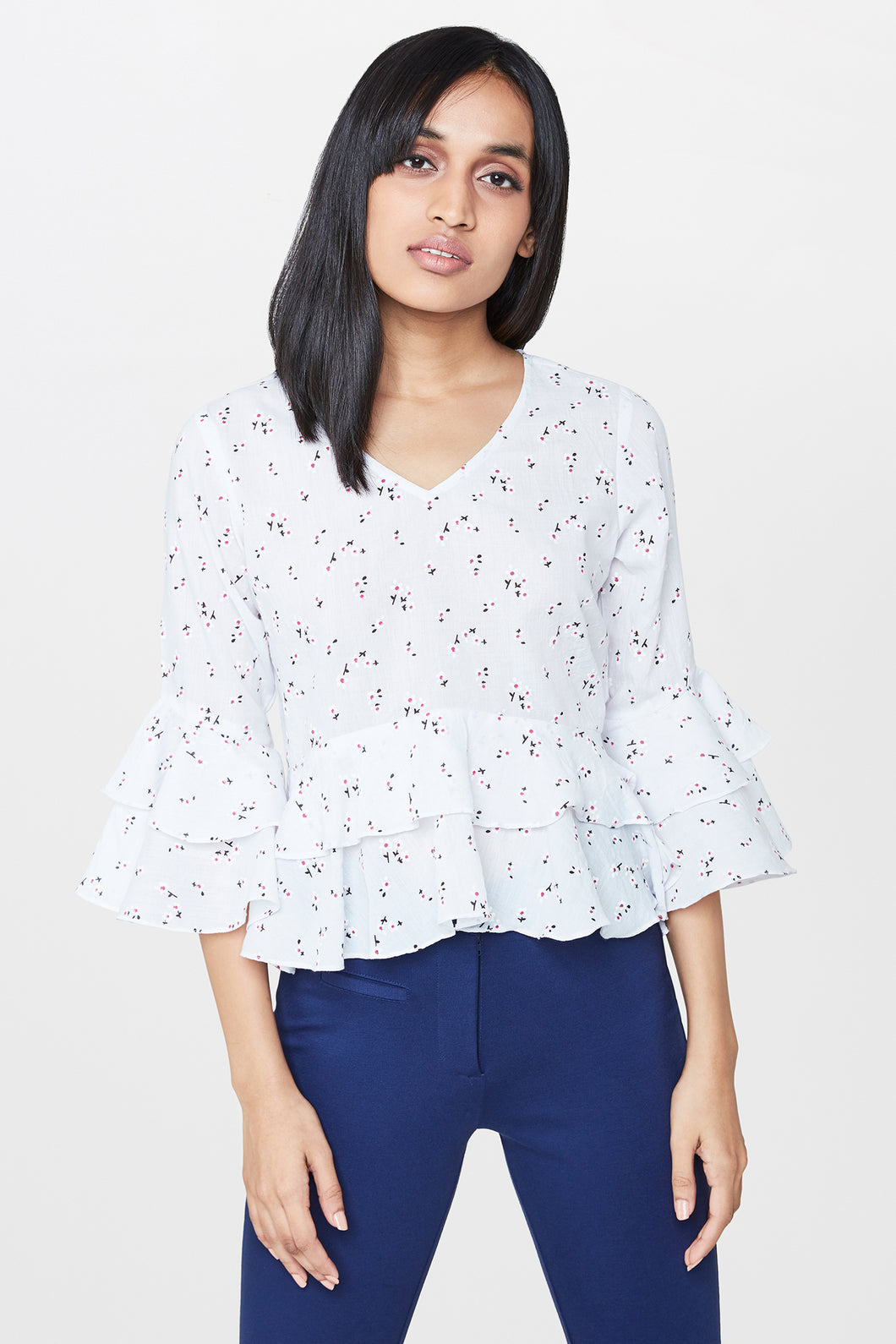 Floral Layered Top