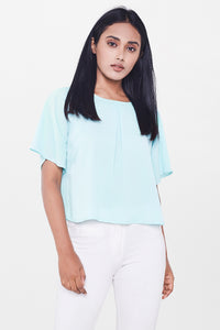 Aqua Crop Top