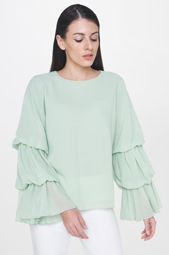 Sage Green Top