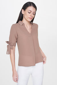 Camel Tie-Up Top